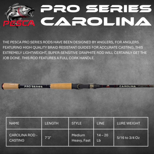 ROD PESCA GEN3 CAROLINA 7'3 MHF ROD PESCA GEN3 CAROLINA 7'3 MHF
